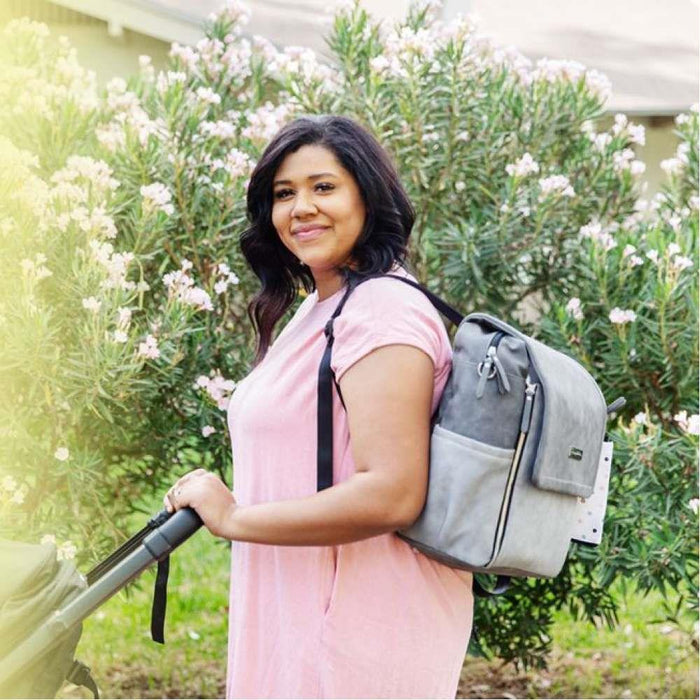 Petunia Boxy Pewter/ Matte Backpack