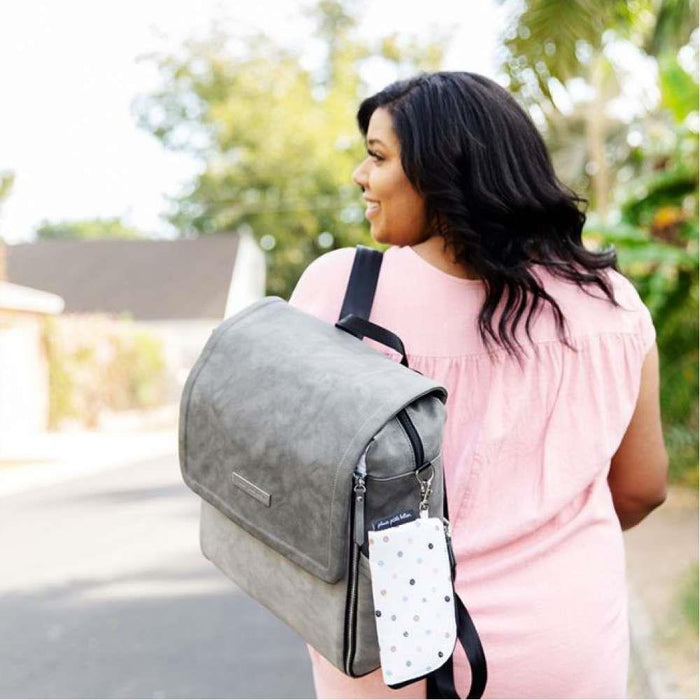 Petunia Boxy Pewter/ Matte Backpack