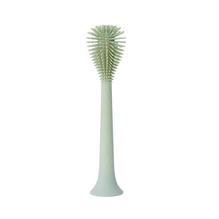 Escovilhão para Biberão em Silicone Verde Nórdico