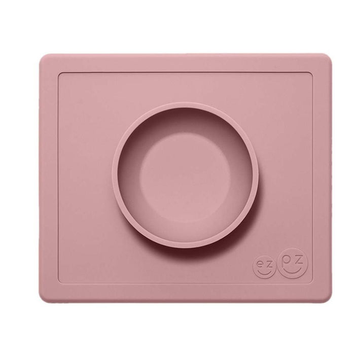 Taça Happy Bowl com Base de Sucção Rosa Nórdico 355ml