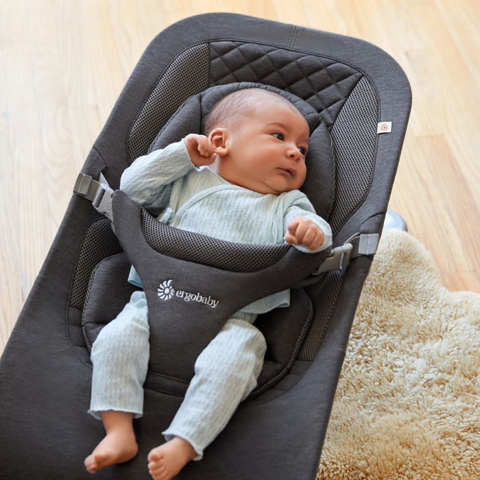 Tumbona Ergobaby Evolve gris oscuro