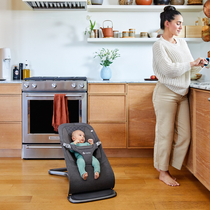 Ergobaby Evolve Charcoal Grey Bouncer