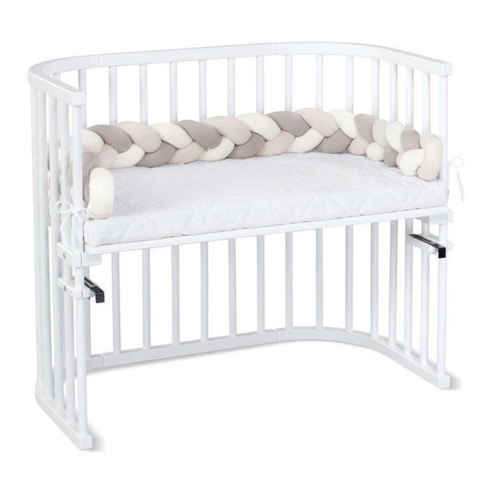 Protetor de Berço/Cama Trança 180cm Ivory/Beige/Cream