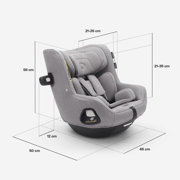 Pack Bugaboo Owl Mineral Grey  + Base 360 by Nuna