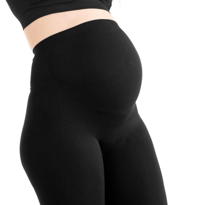 Leggins 3/4 de Suporte de Gravidez Preto M