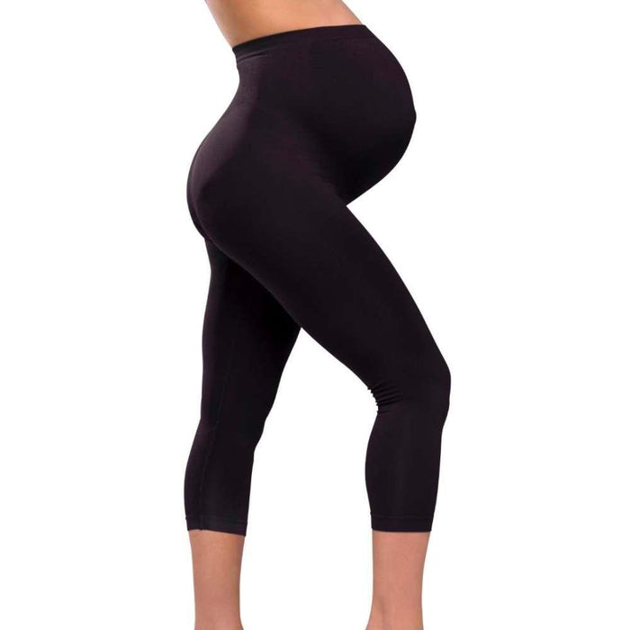 Leggins 3/4 de Suporte de Gravidez Preto L