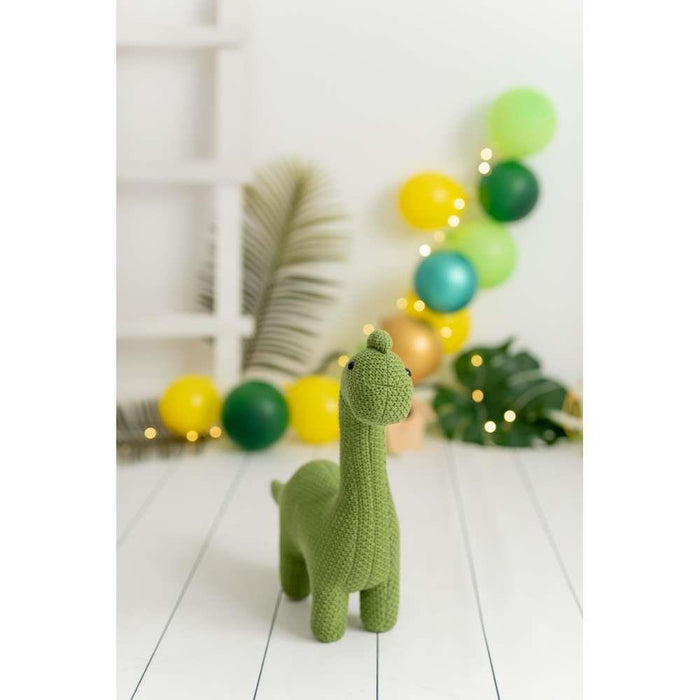 Crochetts Peluche Crochet Dinossauro Verde 47x13x41cm