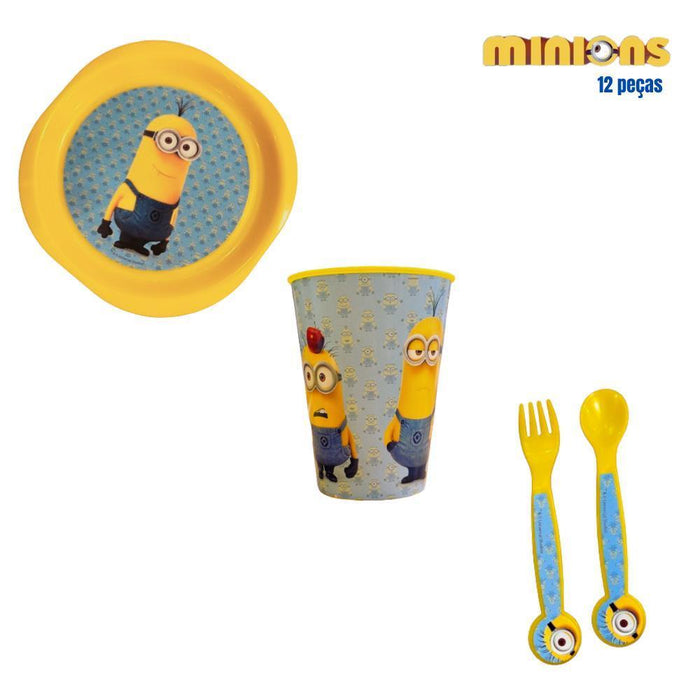 Kit para Festa de Plástico Minions - 12 Peças