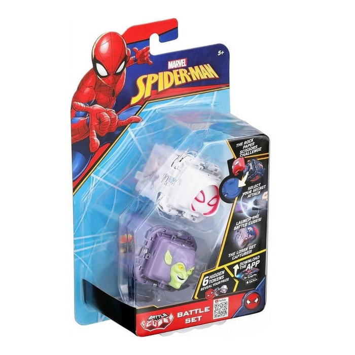 Battle Cubes Spiderman Battle Rock Paper Scissors