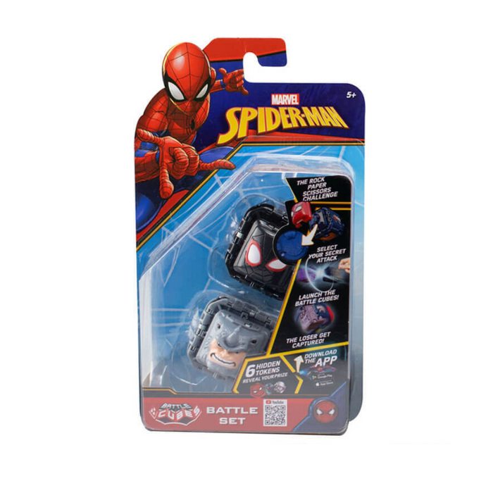 Battle Cubes Spiderman Battle Rock Paper Scissors