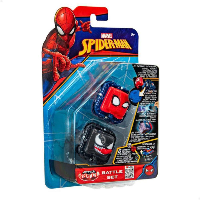 Battle Cubes Spiderman Batalha Pedra Papel Tesoura
