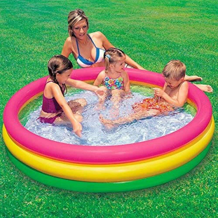 Piscina Hinchable Intex 3 Anillas Color 114x25cm