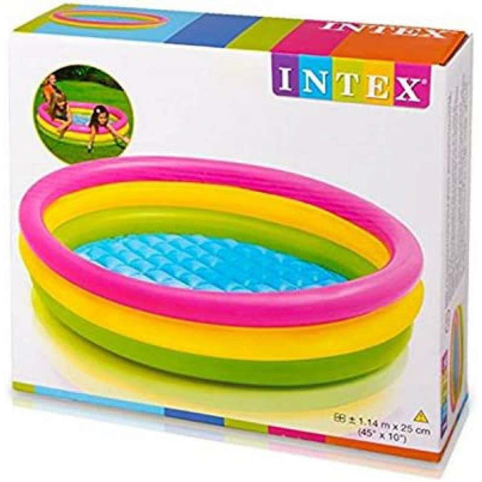 Piscina Hinchable Intex 3 Anillas Color 114x25cm