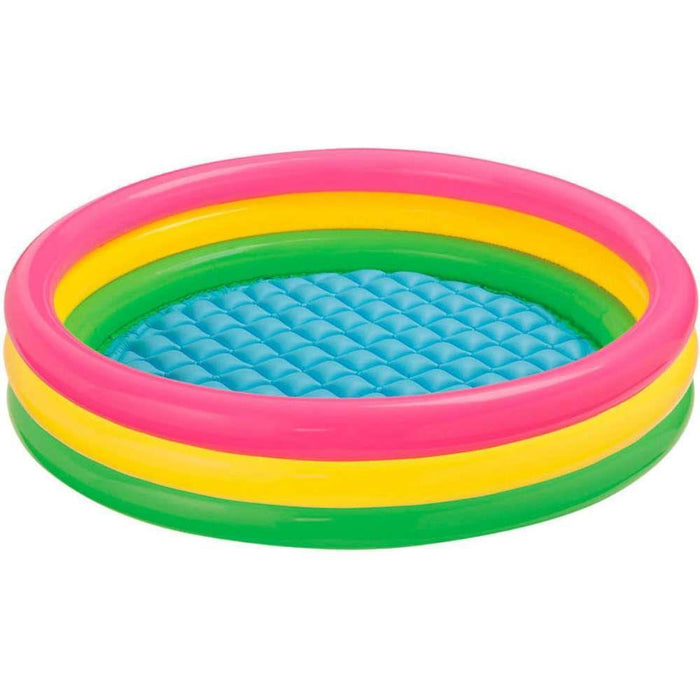 Piscina Hinchable Intex 3 Aros Con Colores 147X33 Cm