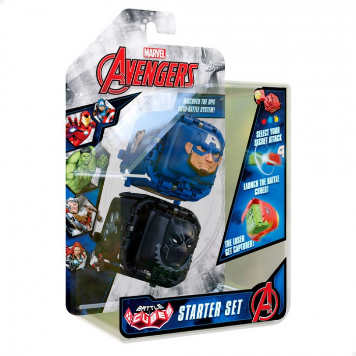 Battle Cubes Avengers Batalha Pedra Papel Tesoura