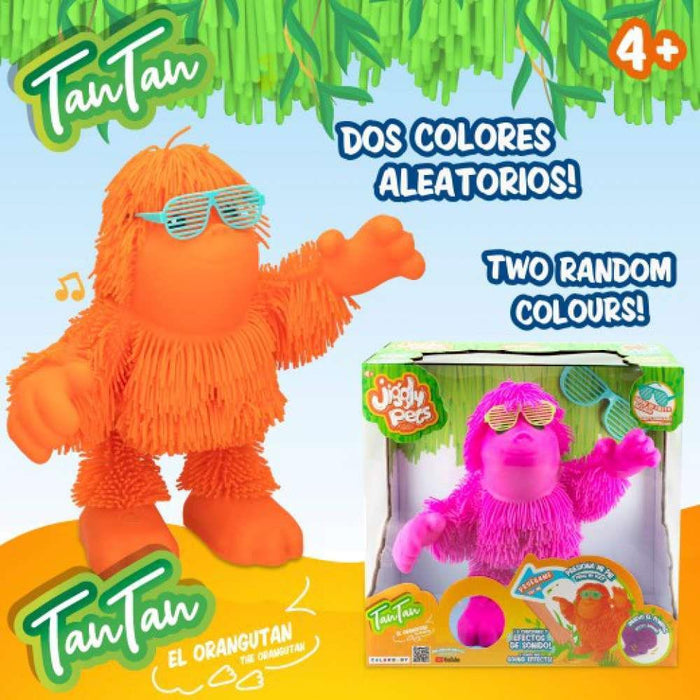Jiggly Pets TanTan Orangotango com Som e Óculos