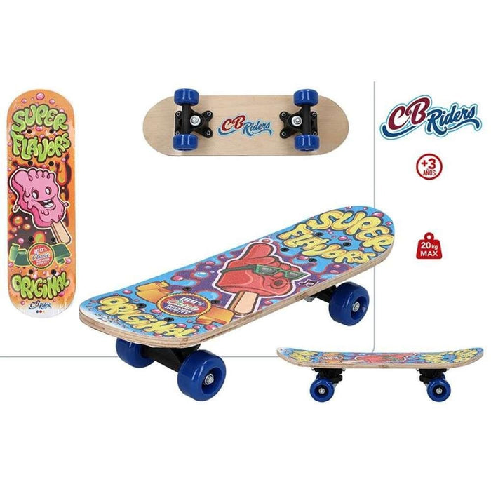 CB Riders Wooden Mini Skateboard 43x13cm