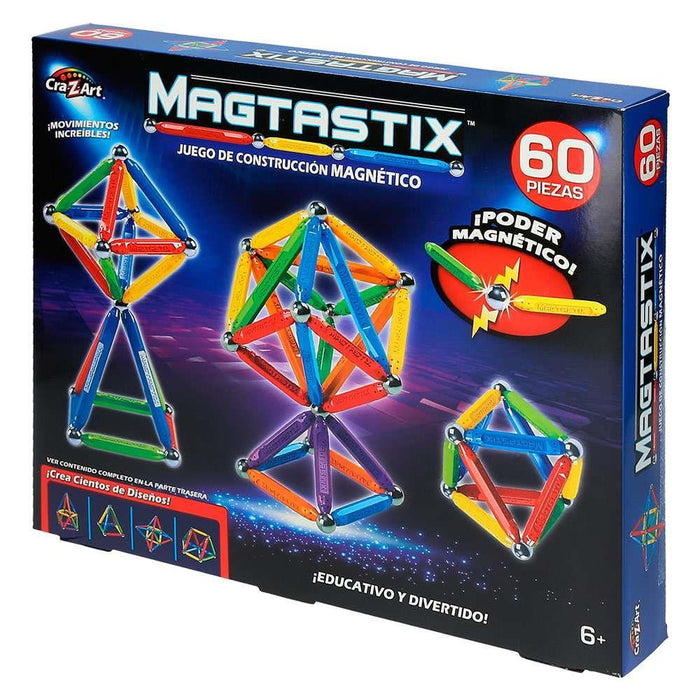 Magtastix Construção Magnética 60 Peças