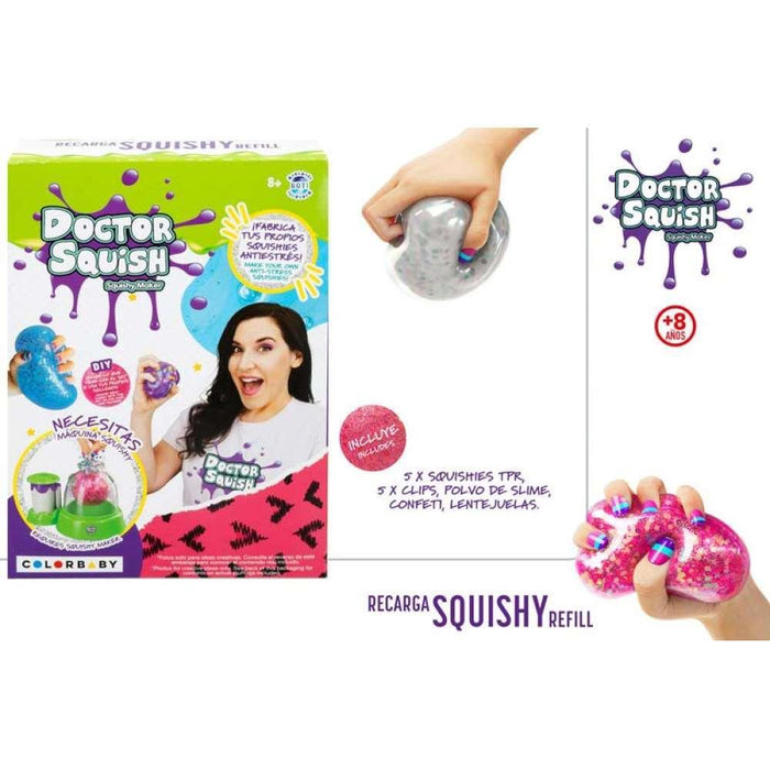 Recarga para Kit de Criação de Bolas Anti Stress DoctorSquish