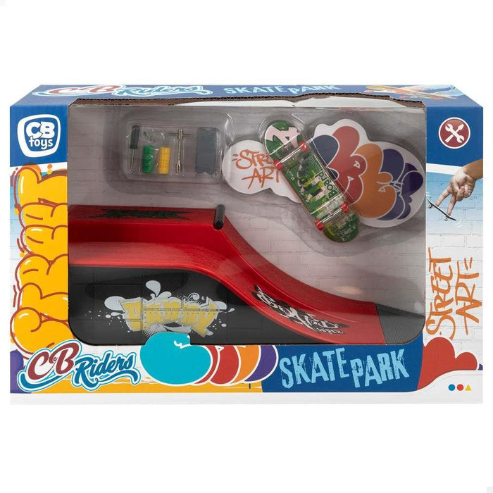 Mini Skate de Dedo com Rampa