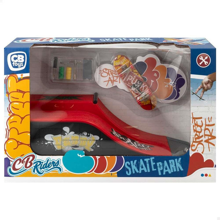 Mini Skate de Dedo com Rampa