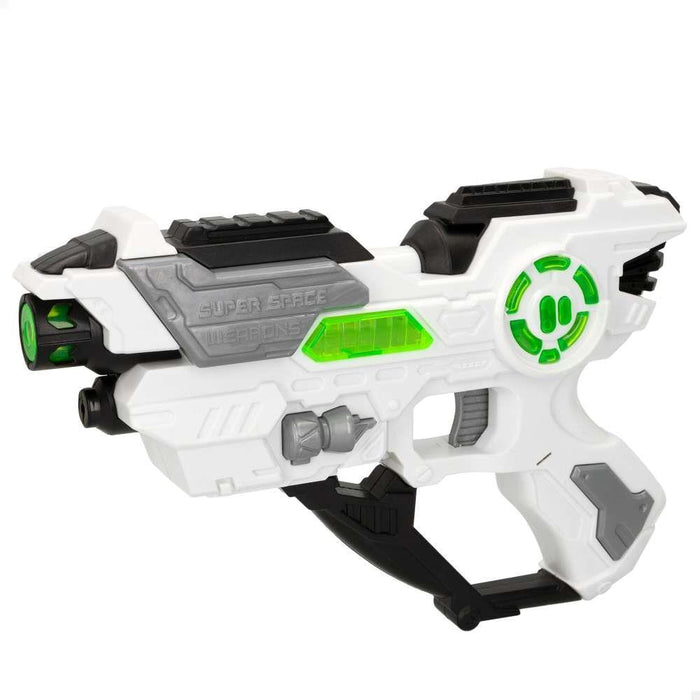 Pistola Espacial Warriors Fighters com Luz e Som