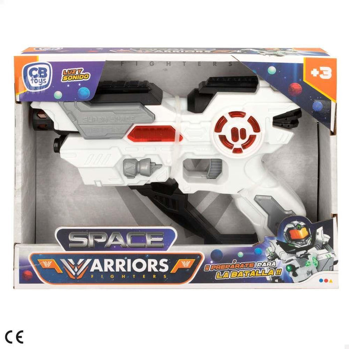 Pistola Espacial Warriors Fighters com Luz e Som