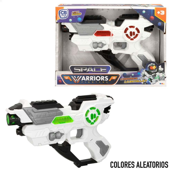 Pistola Espacial Warriors Fighters com Luz e Som