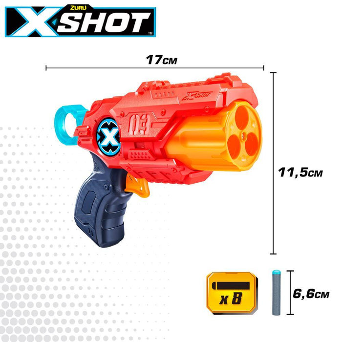 Pistola X-Shot MK3 com 8 Dardos