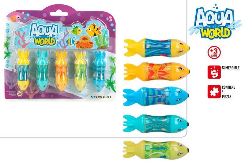 Jogo para Piscina Aqua World Peixes Submersíveis