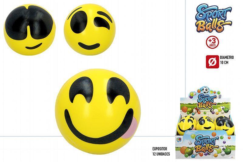 Bola Smiley Face 10cm (Unidade)