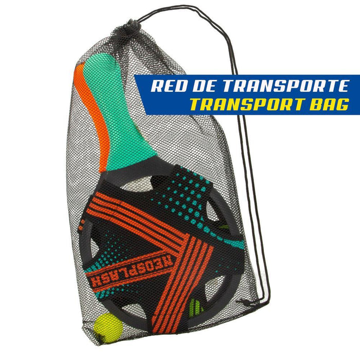 Conjunto de 2 Raquetes de Praia NeoSplash em Neopreno