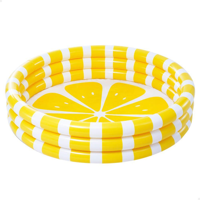 Piscina Insuflável Intex  com 3 Aros Limão 147x33cm