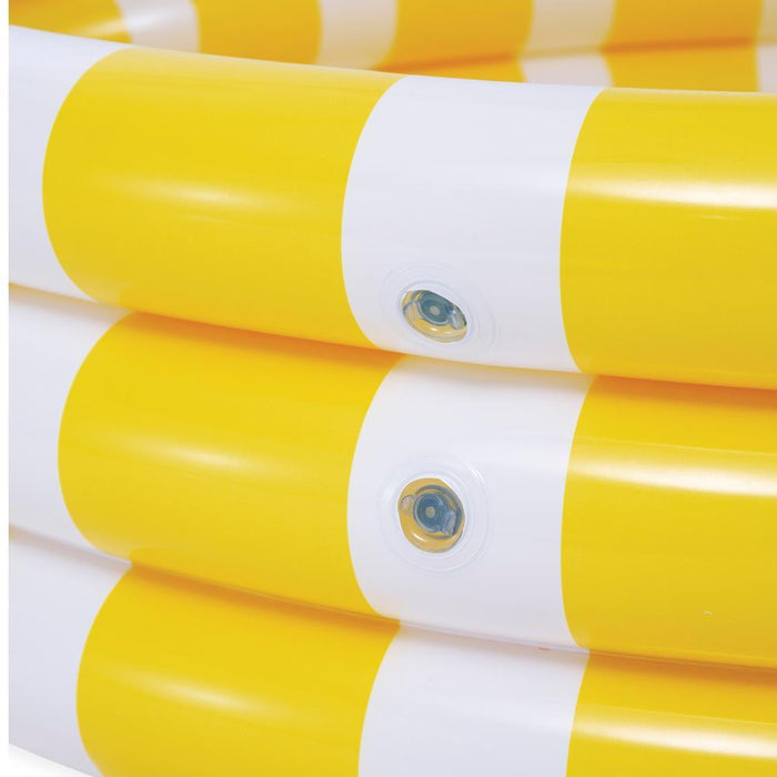 Piscina Insuflável Intex  com 3 Aros Limão 147x33cm