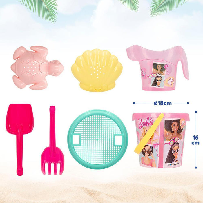 Mochila com Conjunto de Praia Barbie