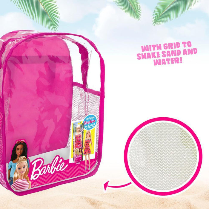 Mochila com Conjunto de Praia Barbie