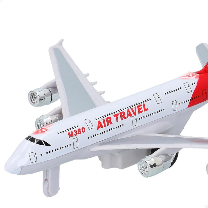 Avião Air Travel M380 com Luz e Som 1:300