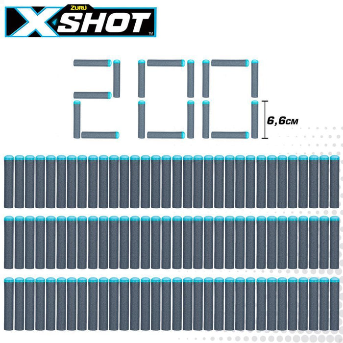 200 Dardos de Esponja X-Shot Universais