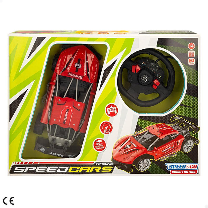 Carro de Corrida Speed Cars Telecomandado com Volante 1:16