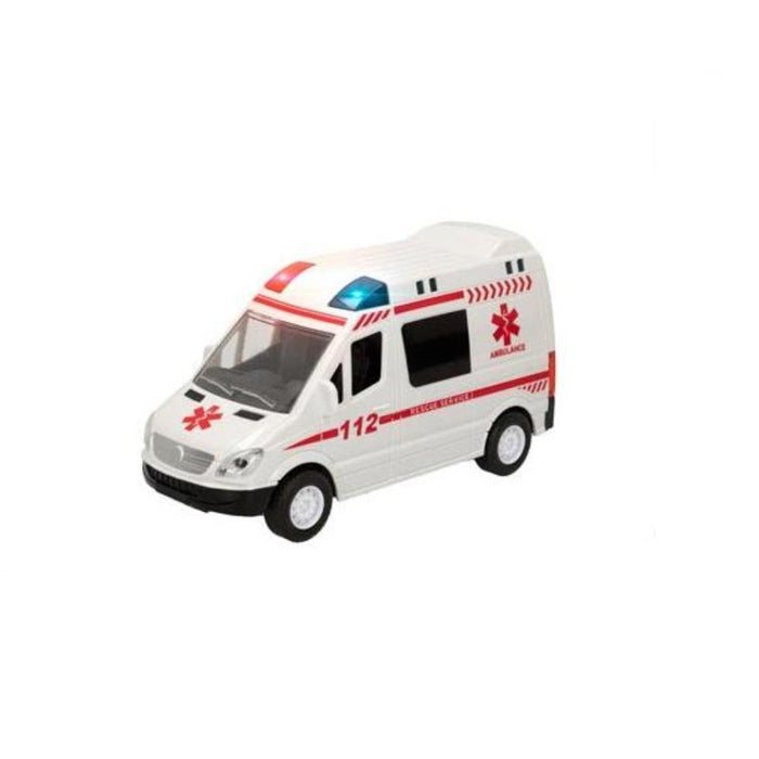 Ambulância com Luz e Som 1:16