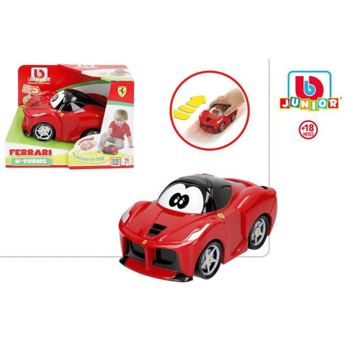 BB Junior Carro Ferrari U-Turn com Sistema Pull Back 13cm