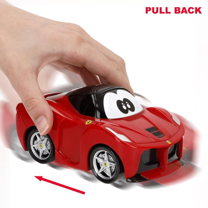 BB Junior Carro Ferrari U-Turn com Sistema Pull Back 13cm