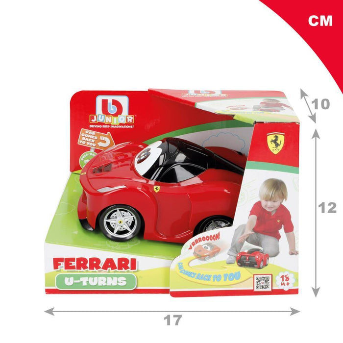 BB Junior Carro Ferrari U-Turn com Sistema Pull Back 13cm