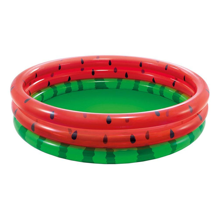 Piscina Insuflável Intex com 3 Aros Melancia 168x38cm