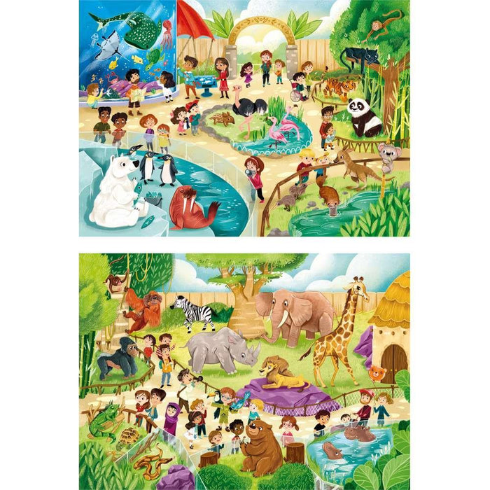 Clementoni Puzzle Zoo 2x60 Pieces