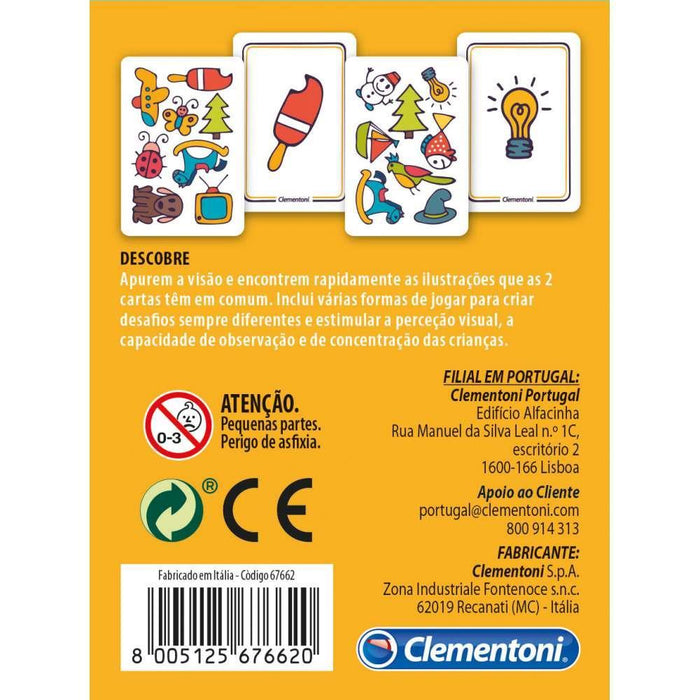 Clementoni Jogo de Cartas Descobre