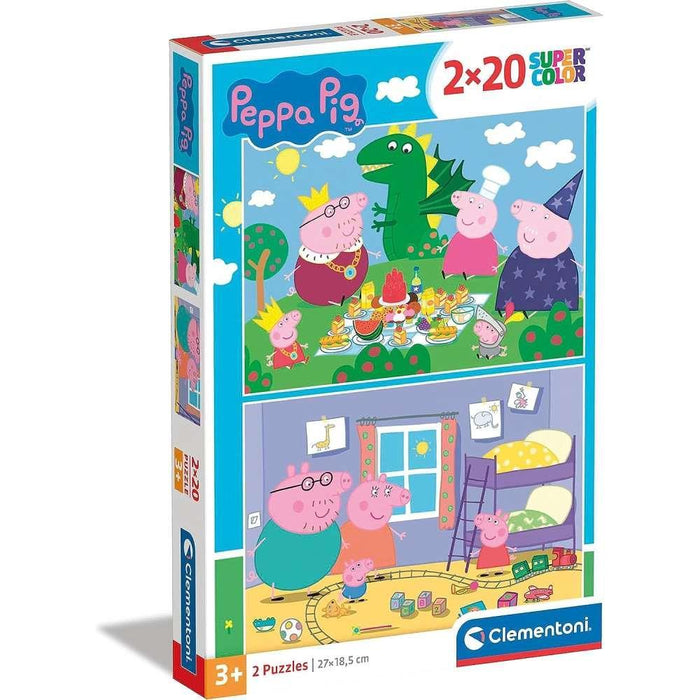 2 Puzzles Peppa Pig 20 Peças