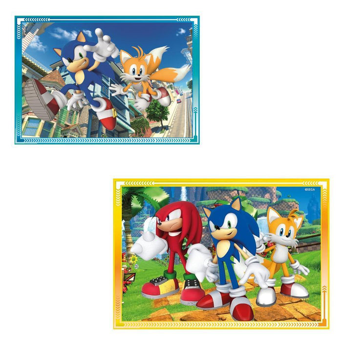 4 Puzzles Progressivos Sonic 12 a 24 Peças