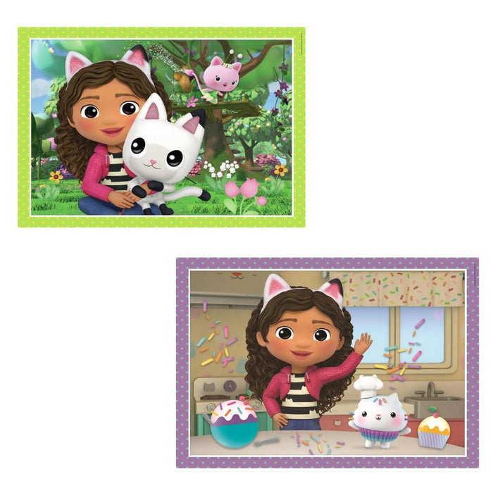 4 Puzzles Progressivos Gabby´s Dollhouse 12 a 24 Peças