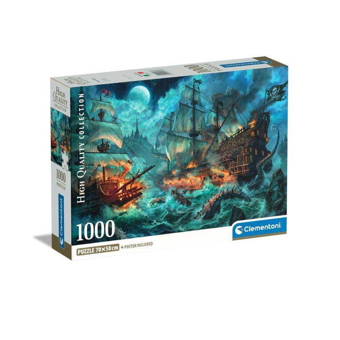 Puzzle Batalha dos Piratas 1000 Peças